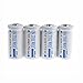 ON THE WAY4PCS 3.7V 2000mAh TRC16340 Brand New Protected CR123A RechargeableLi-ion Battery for LED Flashlight Torch/Photo Camera/Laser Pointer/light meters Etc (White)