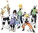 OliaDesign Naruto Uzumaki Kakashi Sasuke PVC Figure (Set of 5)