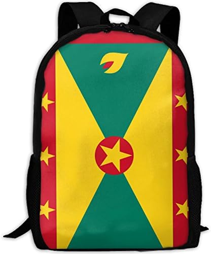 Flag Of Grenad Fashion Backpack Laptop Travel Shoulder Bag For Unisex