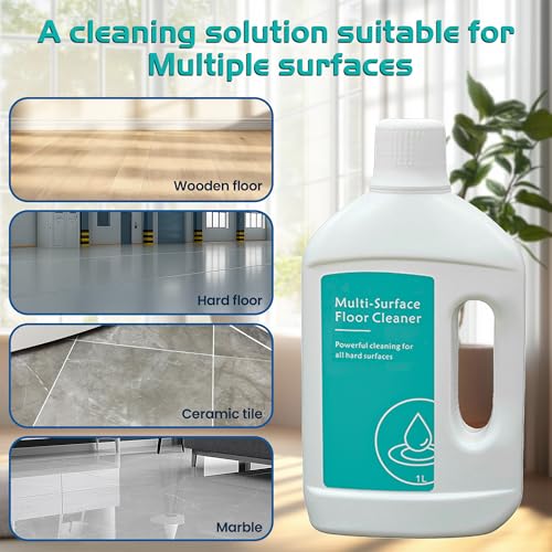 2Pack Floor Cleaning Solution,Compatible With Dreame L10s Ultra/H12 Pro/L10sProUltra/X40Ultra/X30Ultra/L40Ultra/L20Ultra/L10sProGen2/X40Master/D10plus/D9Max/W10 Robot Vacuum,Compatible With MOVA