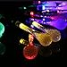 Solar Strings Lights, 20 Feet 20 LED Water Drop Solar Fairy Lights, Waterproof Lights for Garden, Patio, Yard, Home, Parties- Multi Color