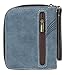 Chala Zip Around Wallet, Wristlet, 8 Credit Card Slots, Sturdy Pu Leather - Piano Keys - Indigo