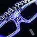 12 Pack LED Light Up Glasses - Happy New Year Assorted Flashing Lights - Fun New Year Party Decorations, Party Favors