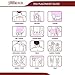 Santamedical 20-Pack TENS Unit Replacement Pads, Tens Unit Pads with Long-Lasting Snap Electrodes, Latex-Free TENS Unit Electrode Pads Set Compatible with TENS EMS Devices