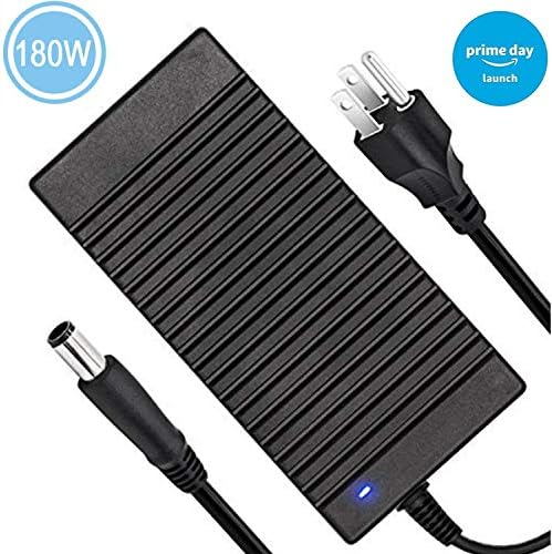 180W Dell Charger, 19.5V 9.23A 180W Power Adapter for Dell 17 R3/15 R3/15 R2/X51 R2/13/14/M17X/M15X/M14X/X51,Precision M4600/M4700/M4800/M6400/M6500/M6600/M6700 (7.4mmx5.0mm)