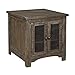 Signature Design by Ashley Danell Ridge End Table, 2 Door, Brown
