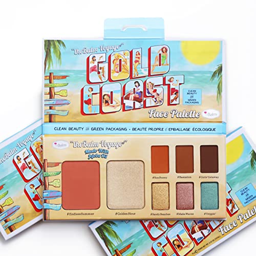 theBalm Voyage Gold Coast Face Palette - 0.35 oz