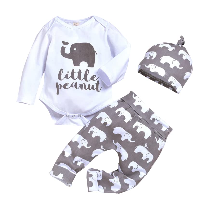 Aoswep Newborn Infant Baby Clothes Long Sleeve