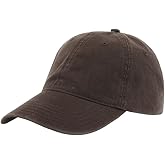 Plain Basic Bold Cotton Adjustable Dad Hat Baseball Cap