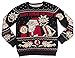 Ripple Junction Rick and Morty Adult Christmas Sweater Happy Human Holiday Novelty Sweater for Men and Women Medium