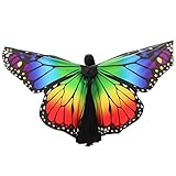 VESNIBA Egypt Belly Wings Dancing Costume Butterfly Wings Dance Accessories No Sticks (Multicolor)