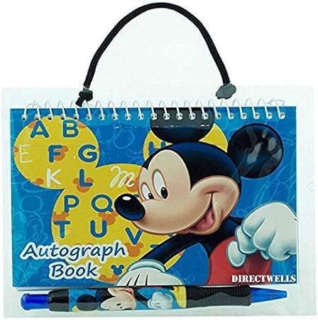 Amazon Co Jp Party Favors ディズニー ミッキーとミニーマウス サインノートパッド メモ帳 Mickeyautograph おもちゃ