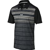 Oakley Men's Legacy Polo, Jet Black, Medium