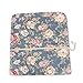 Teamoy Knitting Needles Holder Case(up to 14 Inches), Rolling Organizer for Straight and Circular Knitting Needles, Crochet Hooks and Accessories, Peony - NO Accessories Included