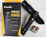 FENIX PD35 TAC 2015 Tactical Edition 1000 Lumen CREE XP-L LED Flashlight with Two LegionArms CR123A Lithium Batteries