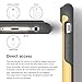 iPhone 6S Case, elago [Duro][Dark Gray / Creamy Yellow] - [Premium Armor][Heavy Shock Absorption][Dual Layers] – for iPhone 6/6S