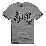 E1SYNDICATE T-SHIRT GHOST B.C. EMERITUS BAND MERCH GREY S/M/L/XL