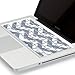 Kuzy Compatible with MacBook Keyboard Cover for Older Version MacBook Pro 13 15 17 inch and MacBook Air 13 inch, iMac Wireless Keyboard, Silicone Skin Key Board Protector, Chevron Gray