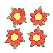Mix Colors Chaba Flowers Mulberry Paper - 25mm Mix Color Paper Flowers 100 Pcs - Best for Scrapbooking and Creative Craft Projects, Products From Thailand.By RATREE SHOP.