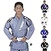 Elite Sports IBJJF Ultra Light BJJ Brazilian Jiu Jitsu Gi for Kids with Preshrunk Fabric and Free Belt, C1, Gray