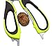 CoCo Island Kitchen Scissor, Shears Heavy Duty All-Purpose Poultry Herbs Meat Cutlery BBQ Scissors, Stainless Steel (Red )