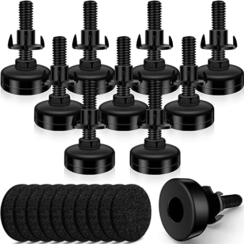 30 Pcs Adjustable Furniture Leveling Feet - 5/16" Screw-in Glides For Chairs, Cabinets, Tables (20mm Thread, 30 Pack)