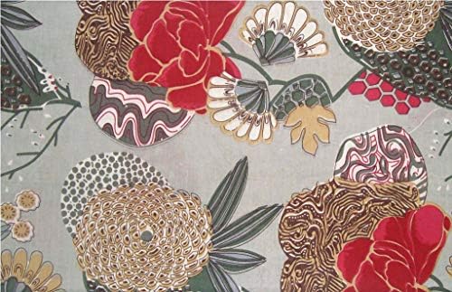 Mudit Craft Floral Print Cotton Running Fabric 2.5 Meter for Dress Making Multi Color