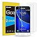 SPARIN [2 Pack] Samsung Galaxy Express 3 Screen Protector, Tempered Glass for Galaxy Luna / Express 3 / Amp 2 / J1 (2016) with [Bubble-Free] [Ultra Clear]