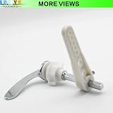 LRMYS Chrome Plated Toilet Tank Handle Universal Fit Silver view 7