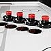 ESPN Air Hockey Arcade Game: Silver Streak Professional Sports Table Set with Equipment - 4 Pushers 4 Pucks and Touch Screen LED Score Keeper - 8 Foot