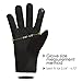 GLOUE Men’s Gloves Waterproof Touchscreen Thick Gloves Keep Warm in Winter Outdoor Cycling Gloves For Men, Black … (03)