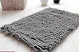 Resulzon Thick Indoor Morden Area Rugs Pads, New Arrival Fashion Color [Bedroom] [Livingroom] [Sitting-room] [Rugs] [Blanket] [Footcloth] for Home Decoration (Grey)