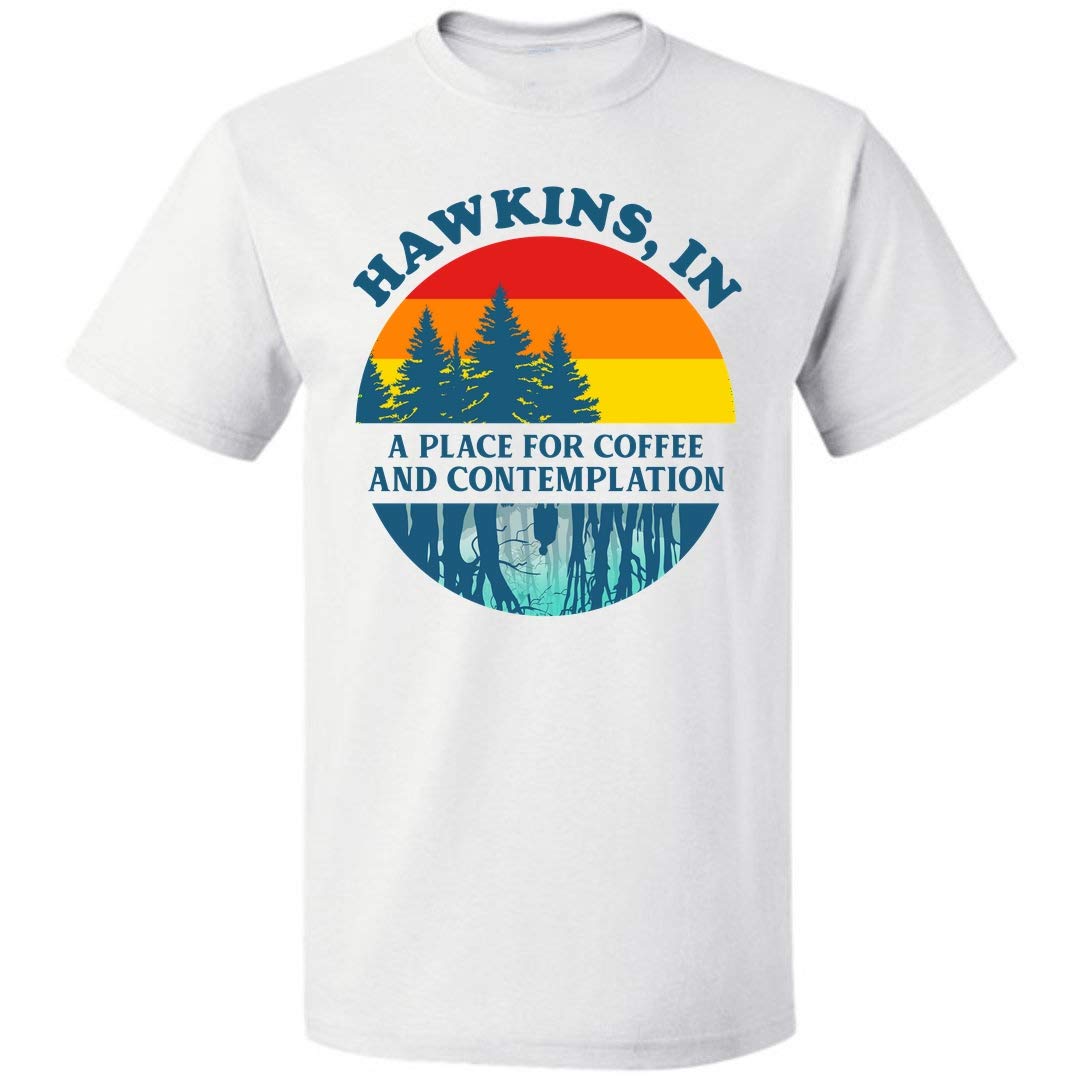 Haw Kins In A Place For Coffee And Contemplation Unisex T Shirt For S Up To 5