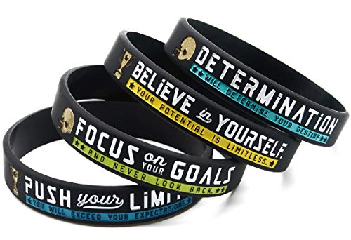 4-Pack-Football-Silicone-Bracelets-with-Motivational-Sports-Quotes-Set-of-4-Inspiring-Silicon-Rubber-Wrist-Bands-Unisex-Football-Gifts-Jewelry-Accessories-for-Boys-Girls-Men-Women