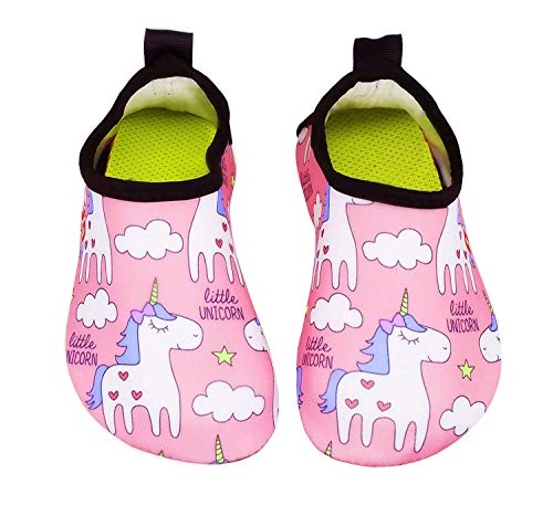 Adorllya Toddler Kids Water Shoes Swim shoe Aqua Socks for Boys Girls Toddlers Barefoot Soft for Pool beach - Thumbnail 2