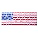 HDE Protective Silicone Keyboard Cover Skin for Macbook Air 11.6 (Model 1370 and A1465), American Flag