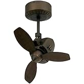 TroposAir Mustang 18" Oscillating Indoor/Outdoor Ceiling Fan in Rubbed Bronze