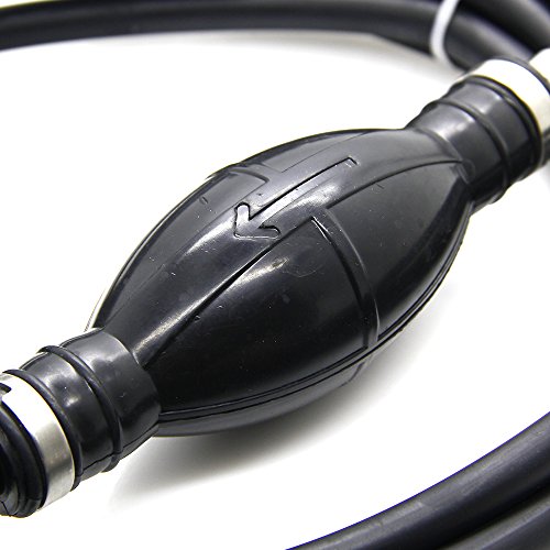 KONDUONE Boat Motor Fuel Line Hose with connector and Primer Bulb Assy 6Y2-24306-55-00 6Y2-24306-56-00 For Yamaha Outboard Motors 5/16" 8mm Hose Bard 9-Feet Length Pipe - 3 months warranty - Thumbnail 6