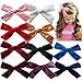 Big Hair Bows Girls Toddler Velvet 5 inches 10 PCS Hair Clips for Girls Alligator Baby Ponytail Holder