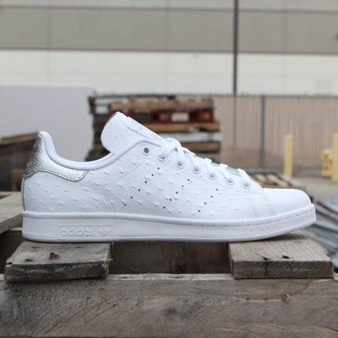 stan smith premium leather white