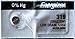 Energizer 2PC 319 SR527SW 1.55V Silver Oxide Cell Battery - Made in Japan