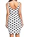 Romwe Women's Casual Sleeveless Polka Dot Summer Tank Dress