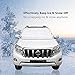 Car Windshield Snow Ice Cover Magnetic Winter Frost Protector Cover with 2 Mirror Covers, Windshield Guard Water-proof, Wind-proof