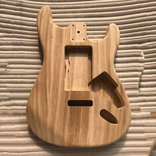 Unfinished DIY Guitar Body Maple Body For Fender ST Style Guitar(wood color)