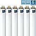 Luxrite F14T5/835 14W 22 Inch T5 Fluorescent Tube Light Bulb, 3500K Natural White, 60W Equivalent, 1140 Lumens, G5 Mini Bi-Pin Base, LR20857, 6-Pack