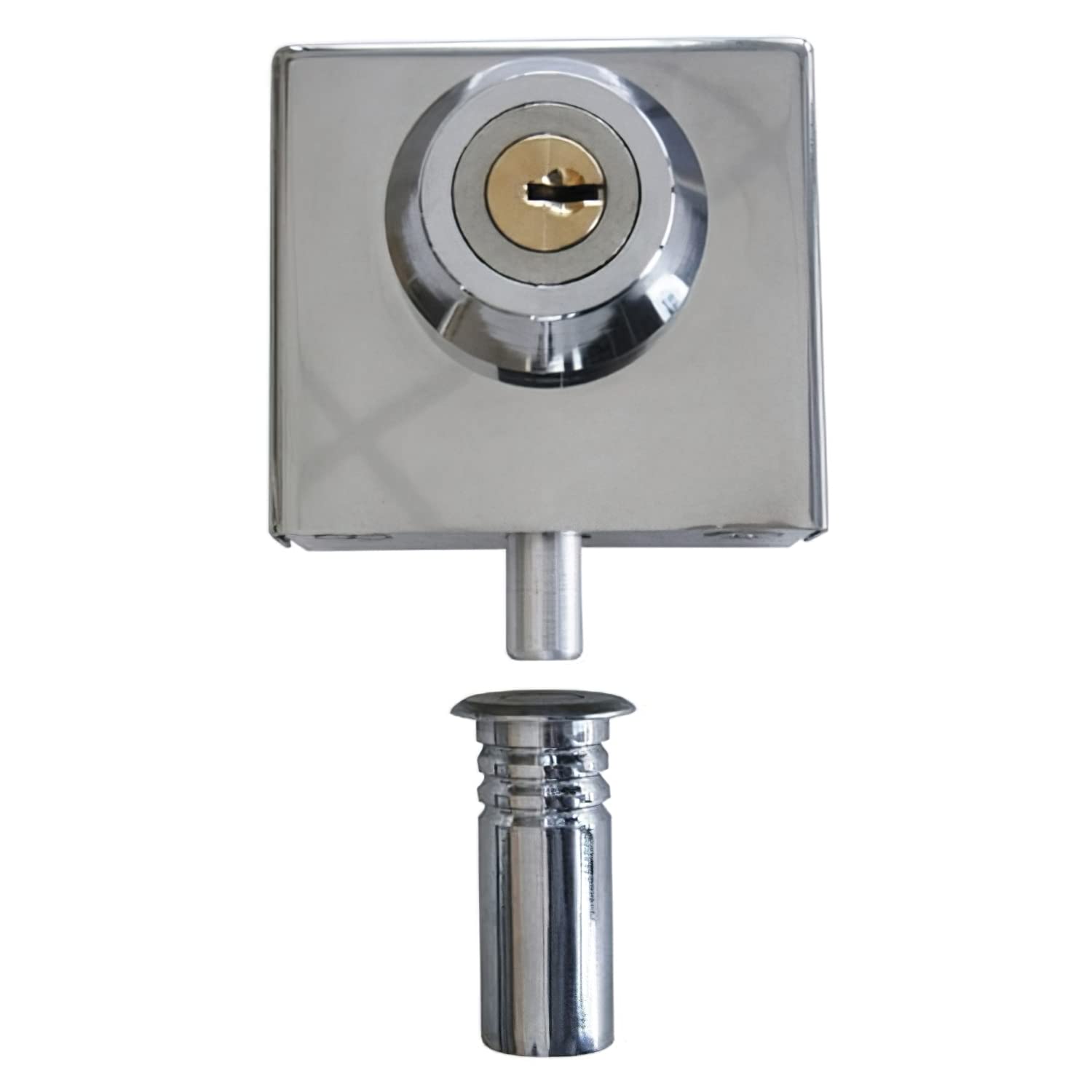 Wolfpack CBM 2006 - Lock Set for Glass Doors, Flat Key.