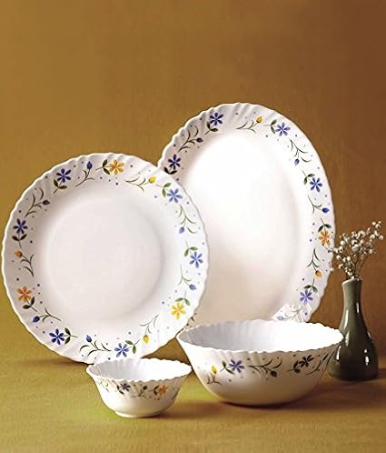 Diva Round Bouquet Dinner Set 19 -Pcs 100% vegetarian Dinner set