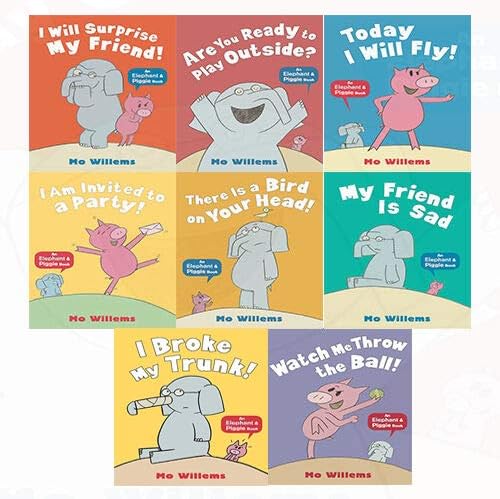 Mo Willems Collection Elephant and Piggie Series 8 Books Set