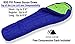 Hyke & Byke Eolus 15 F Hiking & Backpacking Sleeping Bag - 3 Season, 800FP Goose Down Sleeping Bag - Ultralight - Blue/Lime Green - 78in - Regular