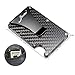 Minimalist Wallet Carbon Fibre, Elivebuy Small Slim Wallet & RFID Blocking Front Pocket Wallet，Thin Money Clip Wallets for Men Women and Boys